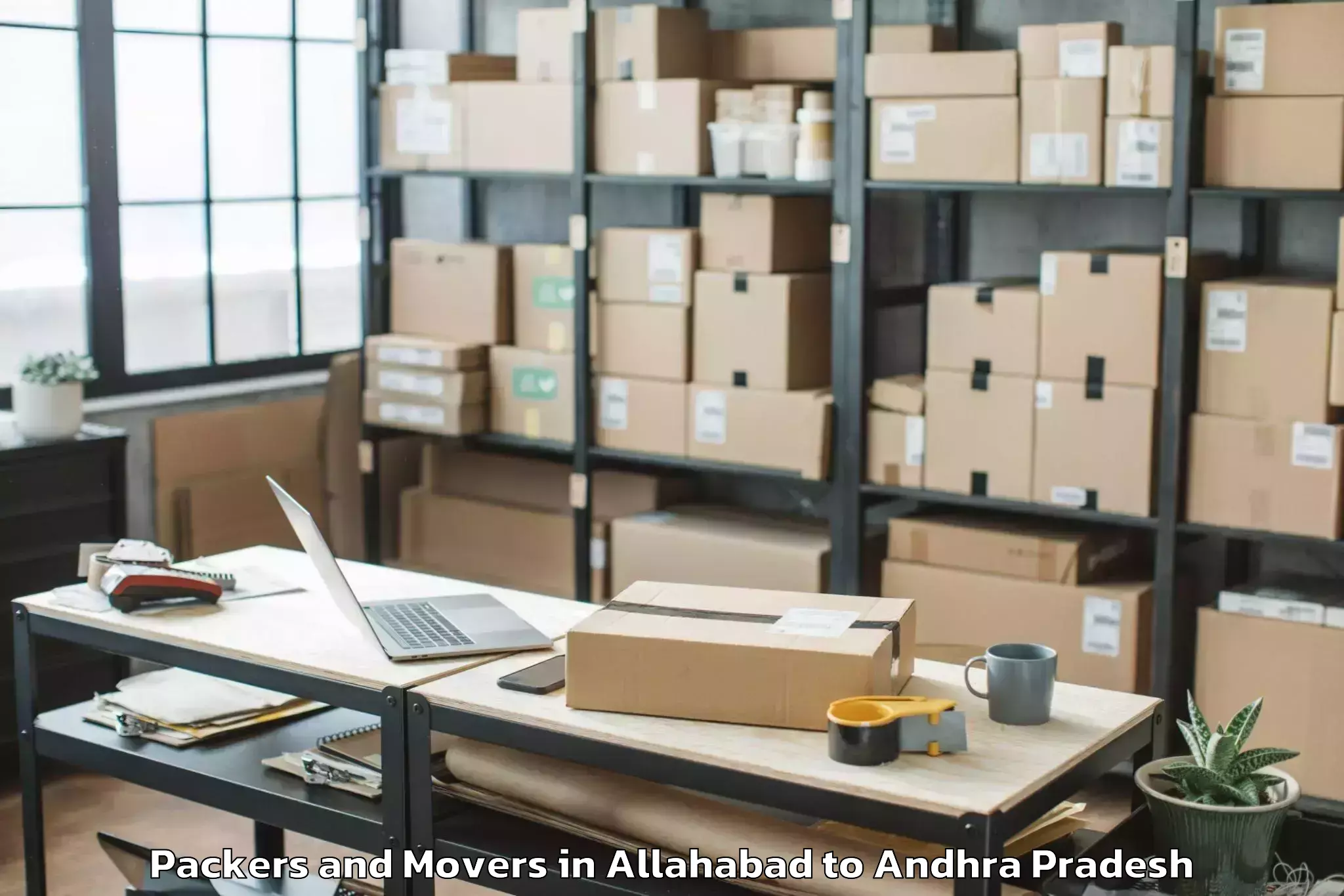 Book Allahabad to Hanumathunipadu Packers And Movers Online